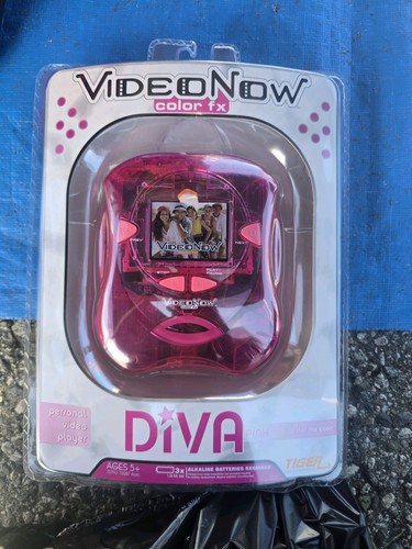 New Sealed Video Now Color FX Personal Video Player Tiger Electronics"DIVA PINK"
