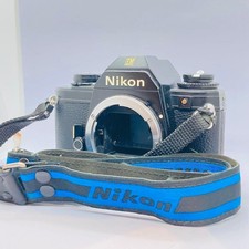 Nikon EM 35mm SLR Camera Body Black with Strap Used