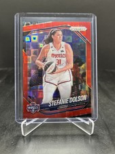 2025 Panini Prizm WNBA Basketball Stefanie Dolson Red Pandora 125/199 #112