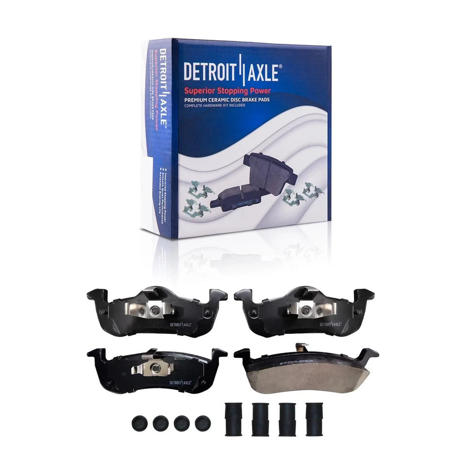 Front Rear Ceramic Brake Pads for 2010 - 2017 Ford Expedition Lincoln Navigator — 第 4/4 张图片