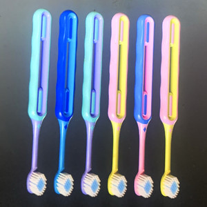 6x Handzahnbürsten Set – regelmäßige Zahnbürsten, mehrfarbig