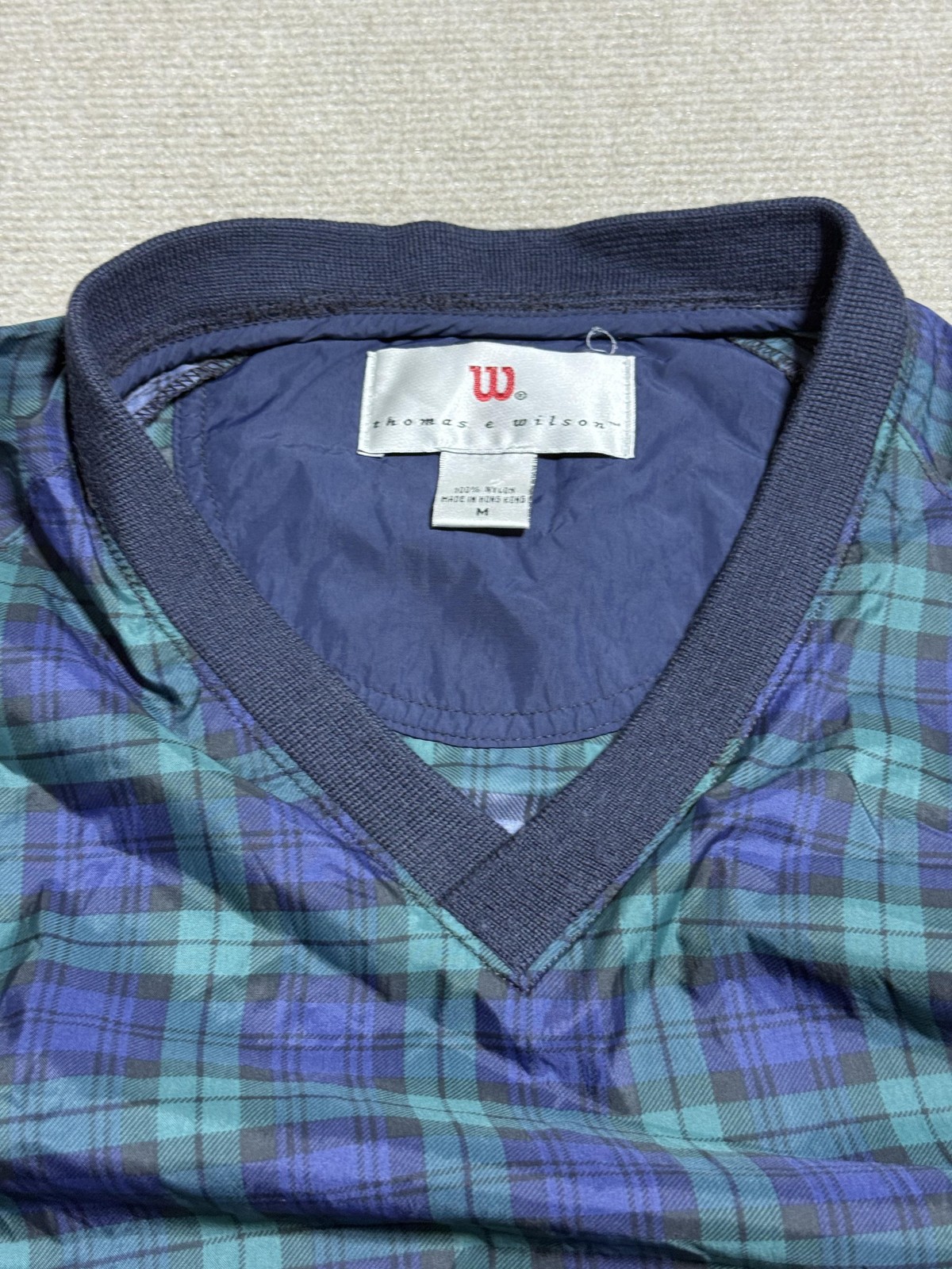 Vintage Thomas E Wilson Pullover Jacket Mens Medi… - image 3