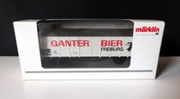 Märklin GüTerwagen H0, Gedeckter GüTerwagen Ganter Bier, Jahreswagen 2004, OVP