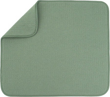 Dish Drying Mat XL, 18 X 24 , Absorbent Microfiber Kitchen Counter Mat, Dish Dr