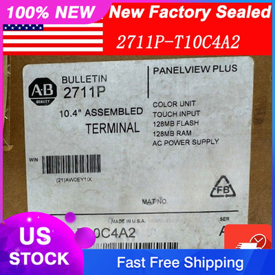 NEW NEW PLC 2711P-T10C4A2 PanelView Plus 1000 Touch/Color Terminal