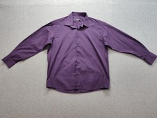 Zerga Milano Men Dress Shirt XXL Multicolor Checked Collared Button Up Workwear