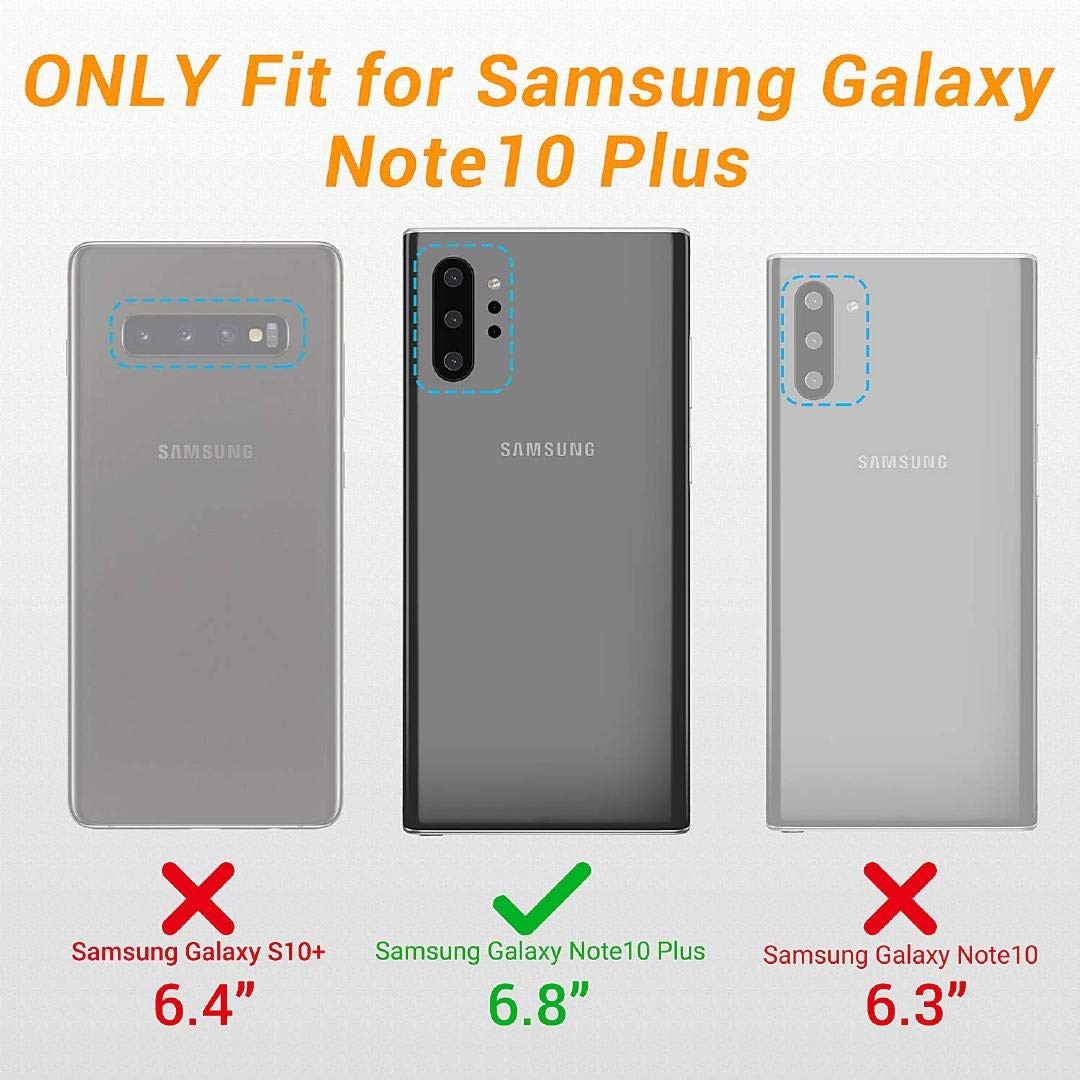 Coque Galaxy Note 10 Plus silicone flexible noir absorption des chocs - 2