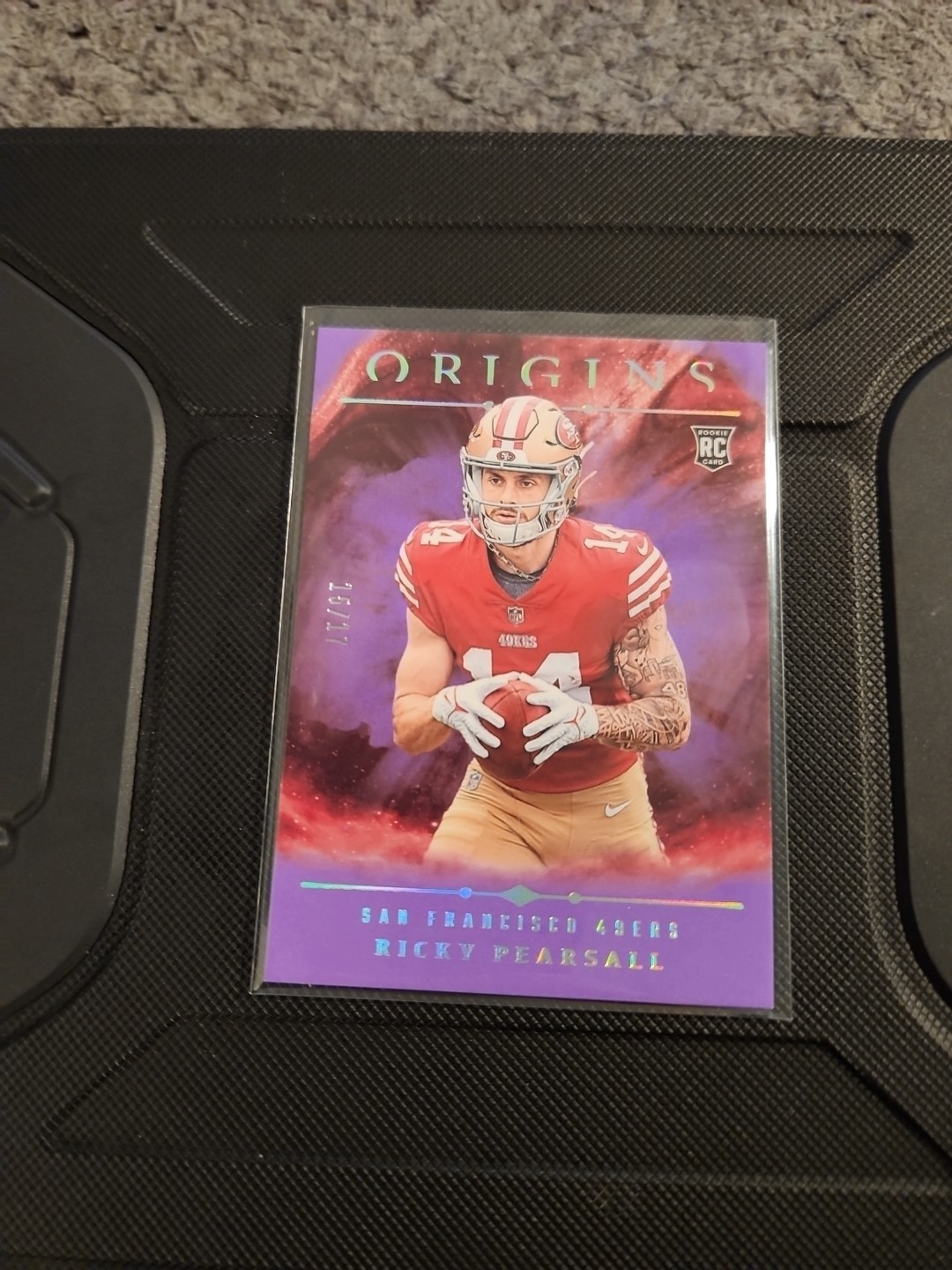 🔥 2024 Ricky Pearsall RC /17 🔥 Panini Origins Purple Parallel 133