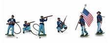 Vintage Britains American Civil War Union Soldiers Infantry Set 8852