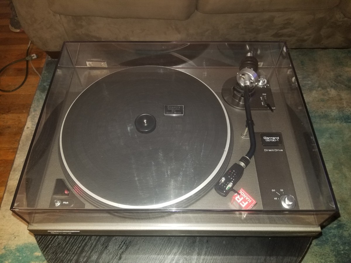 RARE VINTAGE GARRARD TURNTABLE DD130-1 DIRECT DRIVE FULLY TESTED