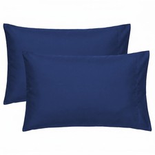 EXQ Home Toddler Pillowcases 13x18, Set of 2 Navy Envelope-13x18 Inch, Navy