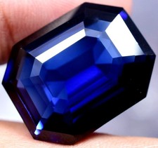 Natural 40 Ct Royal Blue Sapphire from Madagascar, CCGL Certified, Loose Gem