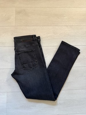 Hugo Boss Black Label Delaware Jeans Hose Gr. 33/32 Anthrazit Slim Fit Jeanshose