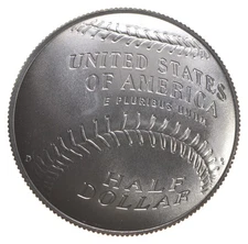 2014 Unc Baseball Hall of Fame Commemorative Half Dollar