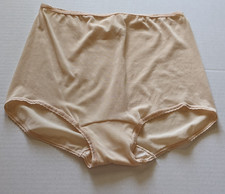 Bali Size10 2633 Beige Nylon High Waist Brief Wide Gusset