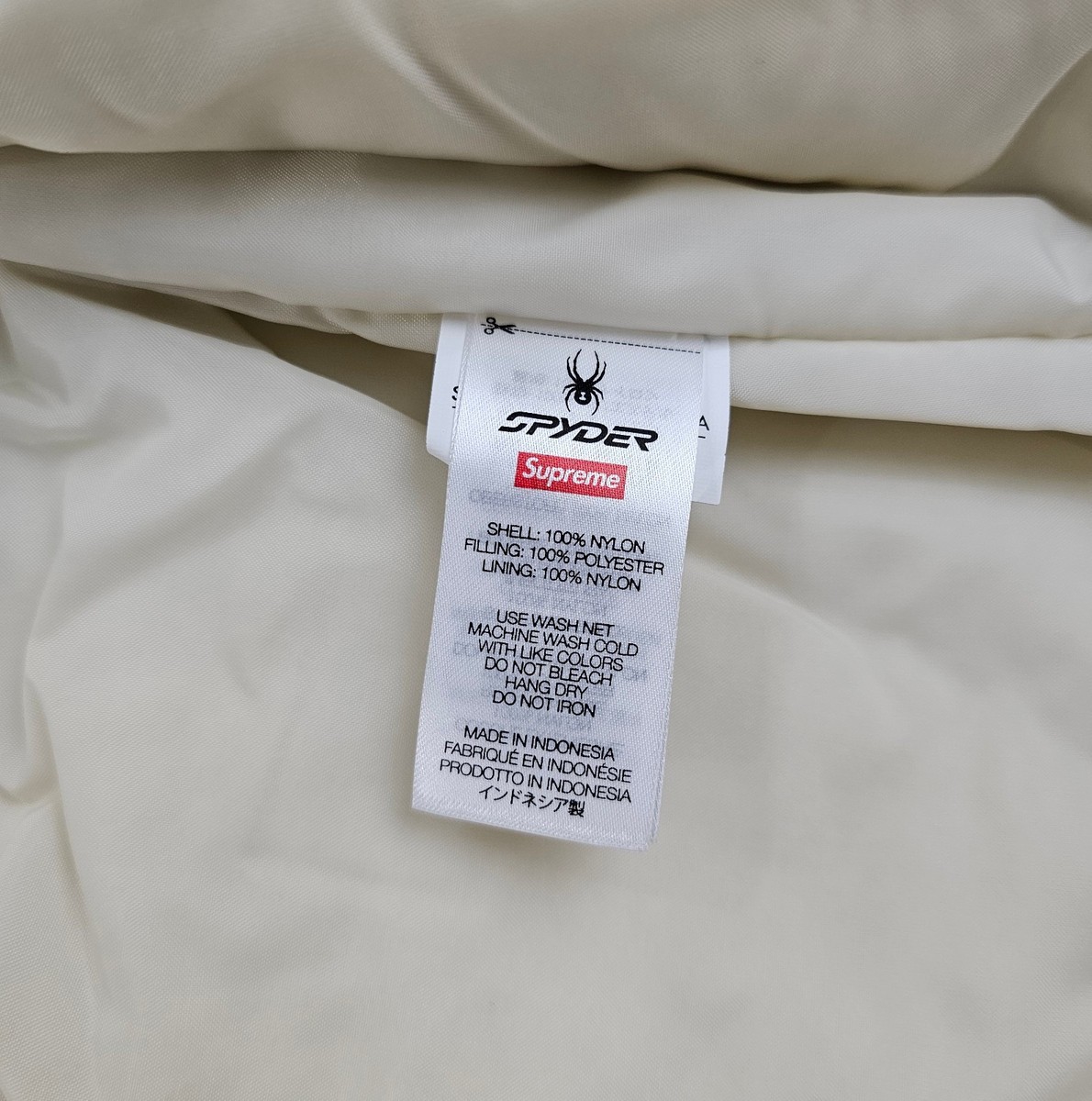 Supreme x Spyder Technical Jacket Stone White FW24 Men's Supreme x Spyder Technical Jacket Stone White FW24 Men's