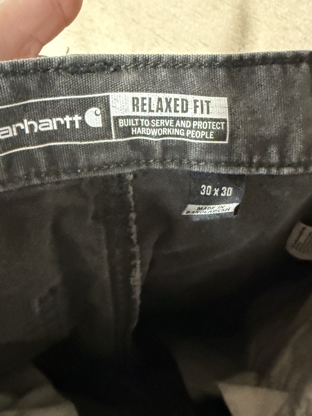 carhartt relaxed fit jeans 30x30 Measures 30x28 thumbnail 4
