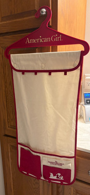 American Girl Doll Hanging Closet Organizer for Clothes and Accessories 