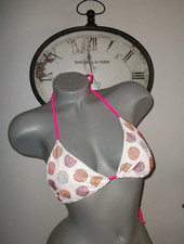 NWOT Victoria Secret L Sliding Embellished Triangle Halter Swimsuit Bikini Top