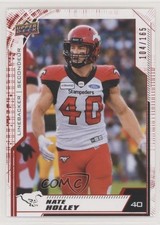 2020 Upper Deck CFL Red 104/165 Nate Holley #184 00ah