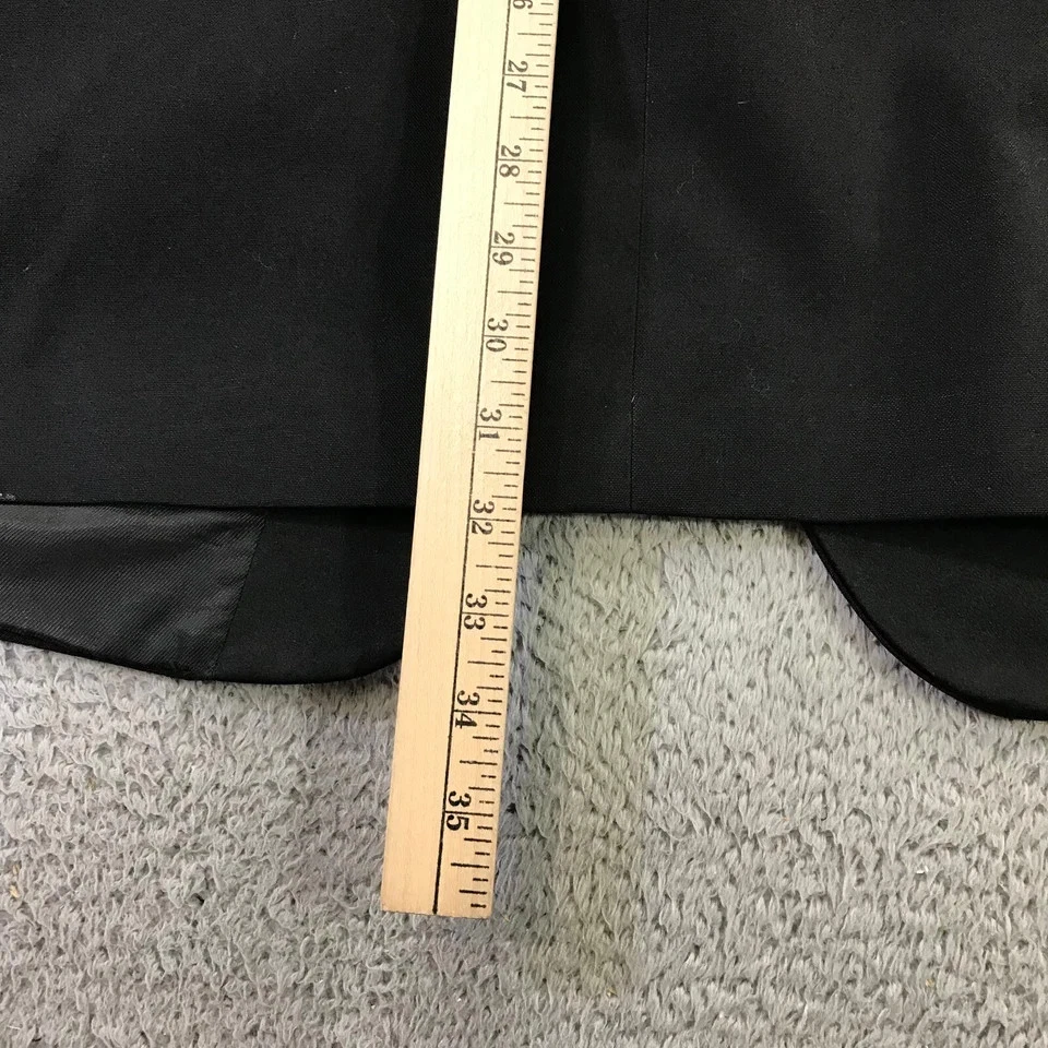 Ralph Lauren Blazer Para Hombres 48 R Esmoquin Negro Deportivo Abrigo Traje Chaqueta Reloj Negro Foto 4 de 4