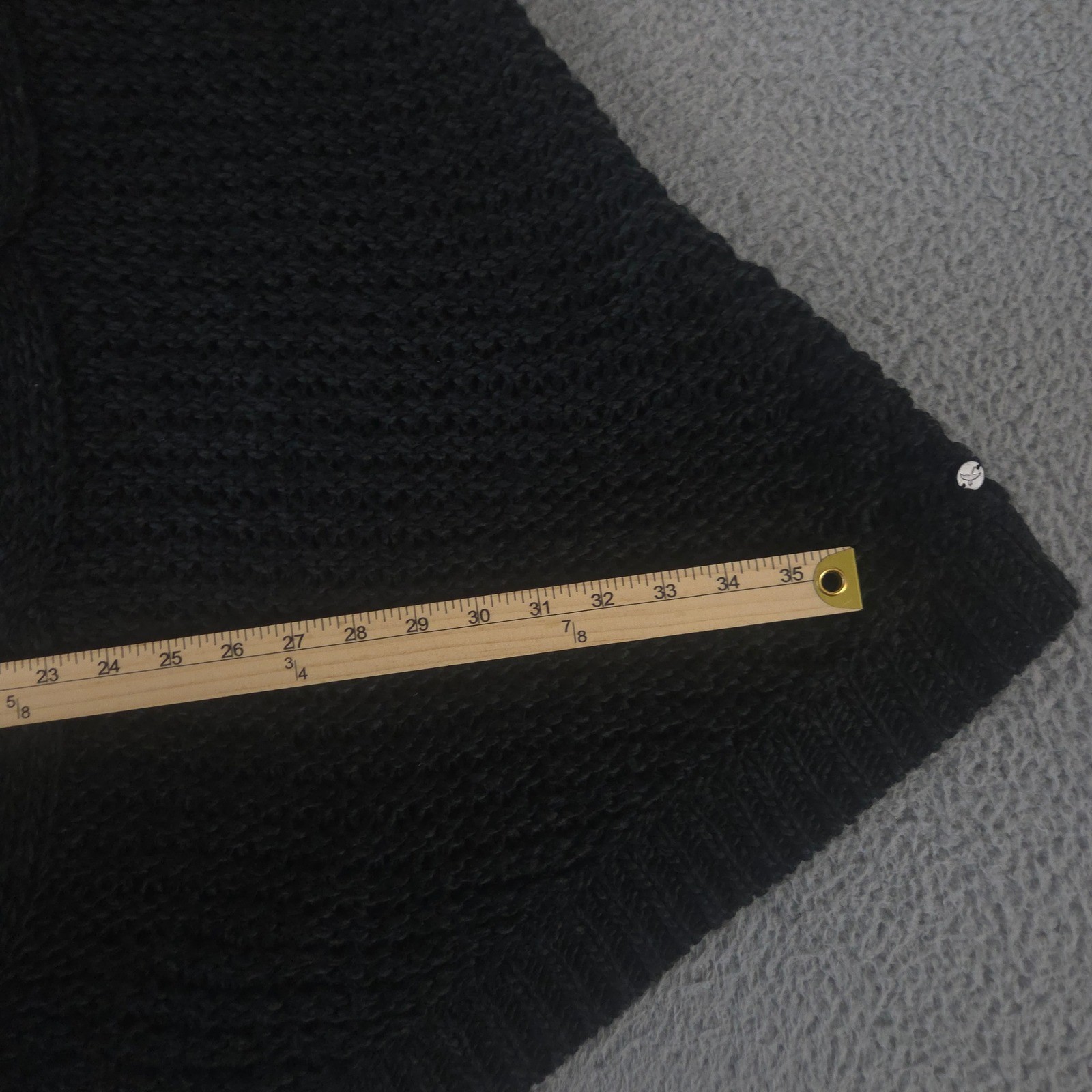 Eddie Bauer Sweater Womens M/L Poncho Cable Knit Turtleneck Wool Blend Pullover image 4