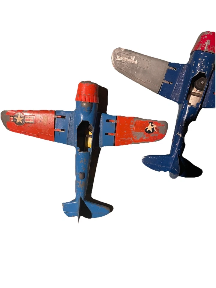 Lote de aviones Hubley vintage de 2 y 1 jets vintage sin marca 3 en total Foto 2 de 4