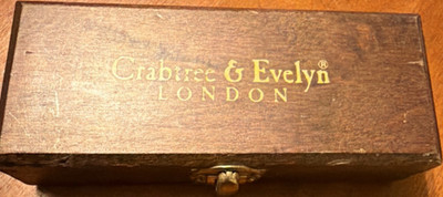 Crabtree & Evelyn London Metal Safety Razor with Wooden Case