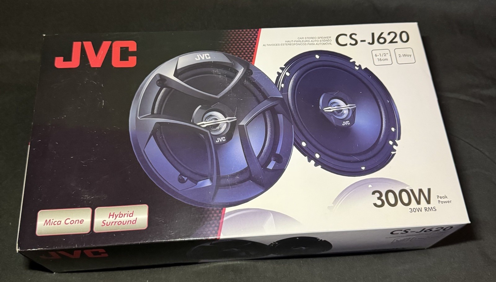 NEW JVC CS-J620 6.5 300W 2-Way CS Series Coaxial Car Audio S