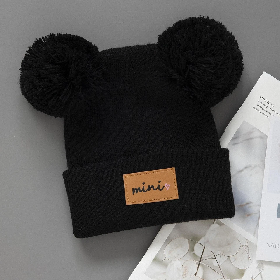 1/2pcs Newborn Baby Winter Hat Kids Beanie Cap for Girls Boys Infant Accessories - Image 4 of 4