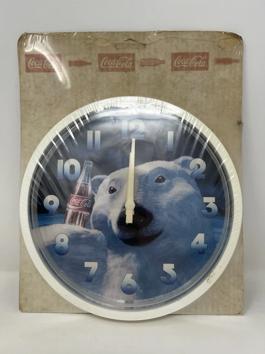 Coca Cola Polar Bear Clock Indiana Collectible Coca Cola Clocks