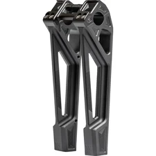 Kodlin USA Risers - Fastback - Includes Clamp - 10" - Black K55127