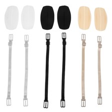 1Set Invisible Silicone Shoulder Strap Pads for Bra Nonslip Adjustable Support