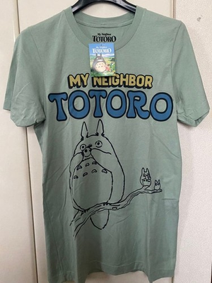 #ad MyNeighborTotoro T shirt M Green Cotton Studio Ghibli Hot Topic $139.99