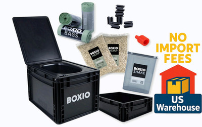BOXIO Portable Toilet Camping Composting Mini Compact Car Boat Made in Germany