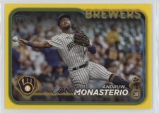 2024 Topps Series 1 Yellow Andruw Monasterio #240 0ft3