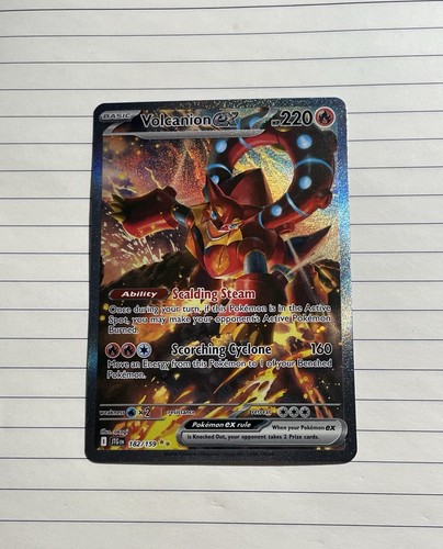 2025 Pokémon SV Journey Together Volcanion ex SIR Secret Illustration Rare #182