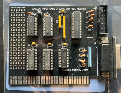 Remake 8bit ISA IBM Joystick Game Control Card von 1982