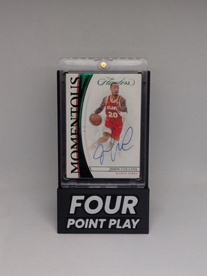 2021-22 Panini Flawless John Collins Momentous Autograph Emerald /5