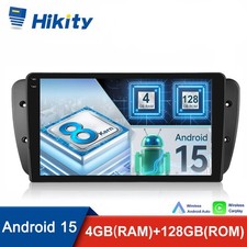 4+128GB Android 15 Car Stereo Radio For SEAT IBIZA 6J 2009-2013 GPS WIFI FM RDS