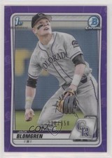 2020 Bowman Draft Chrome Purple Refractor 238/250 Jack Blomgren #BD-162 0b5f