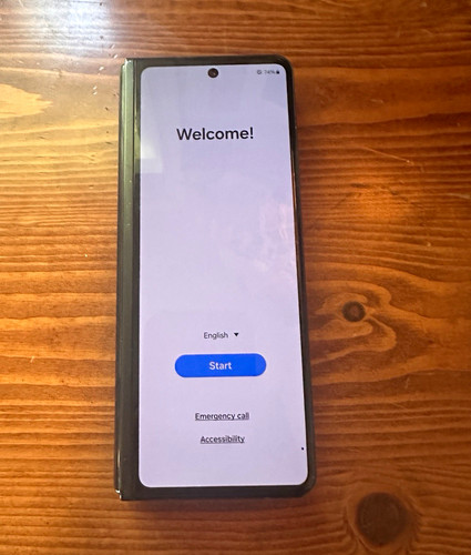 Samsung Galaxy Z Fold3 256GB Black Unlocked Foldable Smartphone For Parts