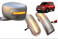 Pair of LED Lights White Mirror Arrows Jeep Renegade Steering Indicators