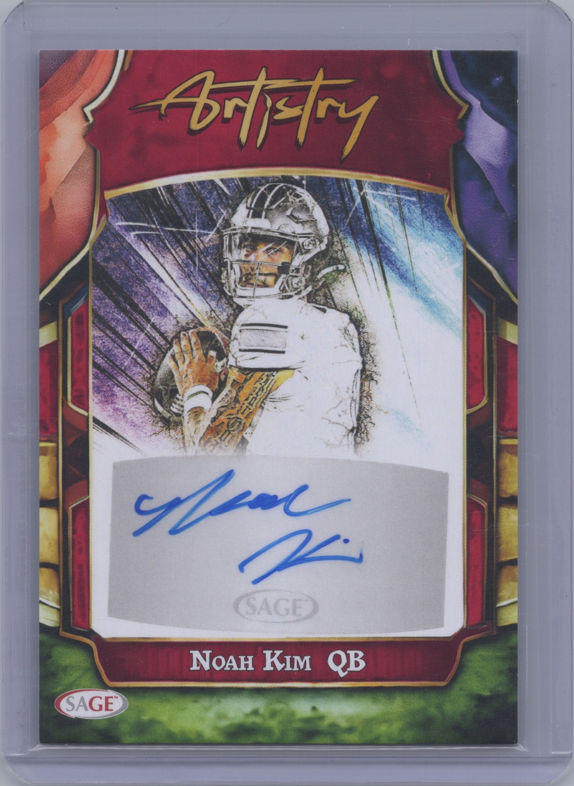 2026 SAGE #A-NK Noah Kim Autographs Red (Low Series)