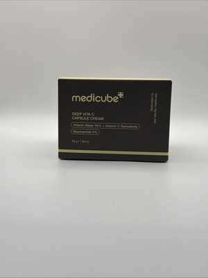 Medicube Deep Vita C Capsule Cream 1.94 Oz Glow Hydration Dark Spots Exp 04/2028