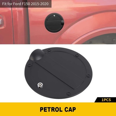 For Ford F-150 2015-2020 Matte Black Exterior Gas Cap Trim Fuel Tank Door Cover