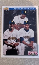 1992 Upper Deck - Bloodlines Ken Griffey Jr, Ken Griffey Sr., Craig Griffey #85