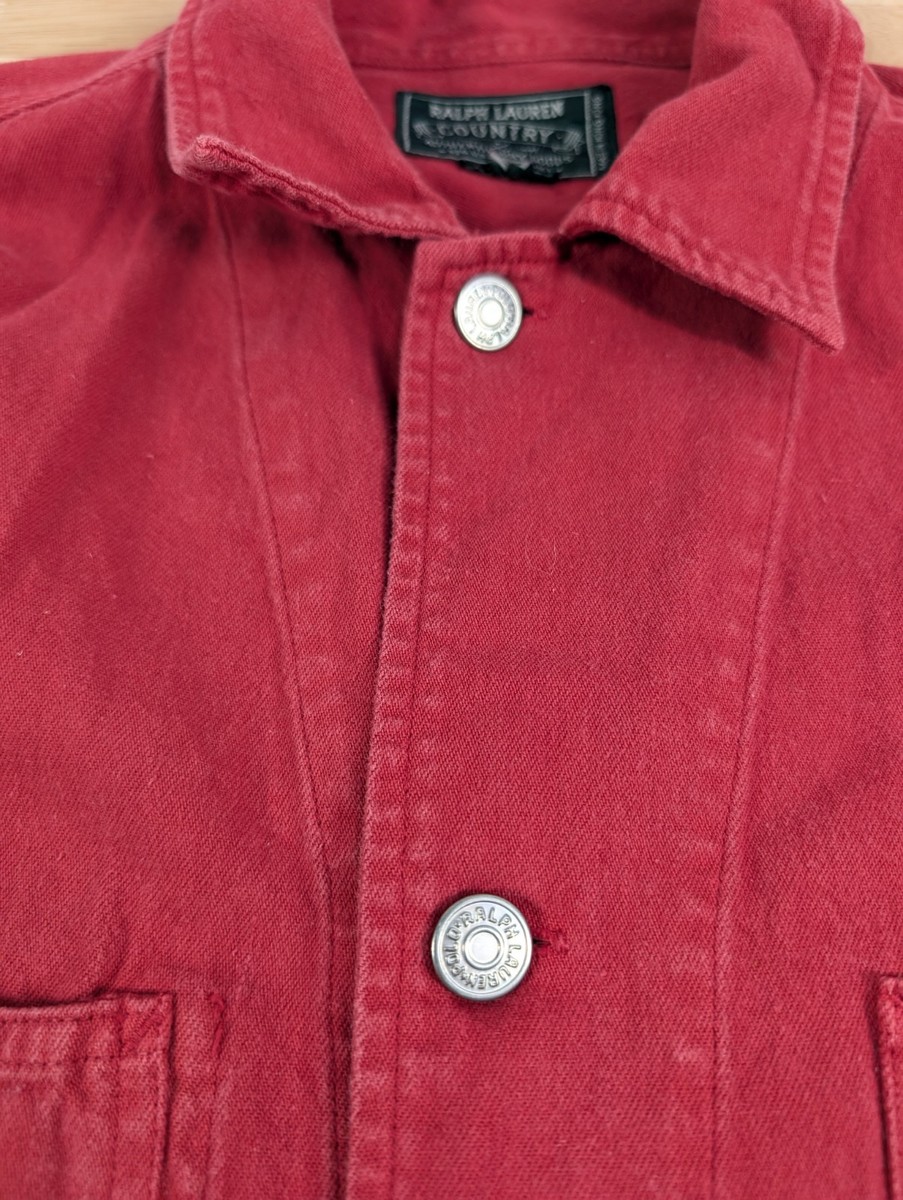 トップス 90S POLO COUNTRY DENIM SHIRTS POLO COUNTRY RALPH LAUREN 80s 90s Old Long sleeve Denim