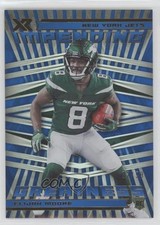 2021 Panini XR Impending Greatness Blue 82/99 Elijah Moore #IMG14 0c3