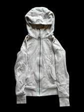 Women  s Lululemon Scuba Full Zip Light Pink Hoodie Sweatshirt - Size 4